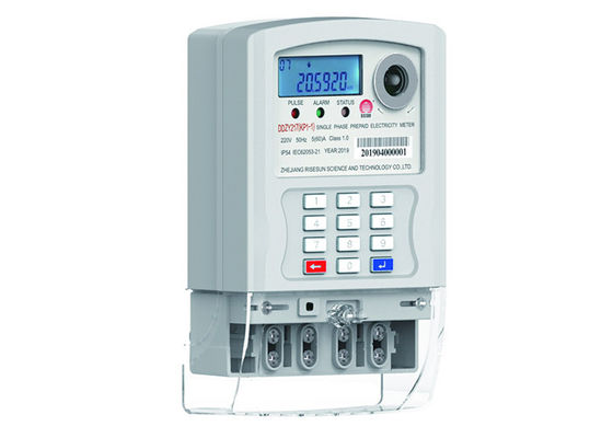 AMIのスマートなメートルの電気デジタルによって前払いされる電気メートルRF LoRa GPRS PLC STS