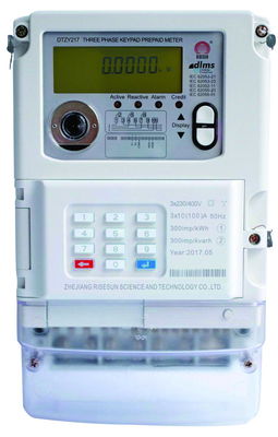IEC62056 21 3段階の電気メートル240vのパワー消費量のメートル5 80 10 100 A
