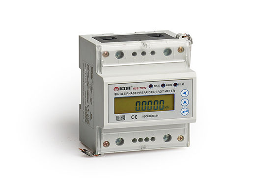 IEC 62053の喧騒の柵KWHはHz 50 60単一フェーズの友の電気メートル10 80をメーターで計る