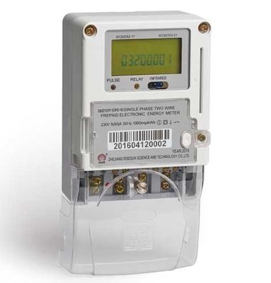 スマート カードGPRS PLC LORAの電気メートルは電子メートル5 60を10 100 A前払いした