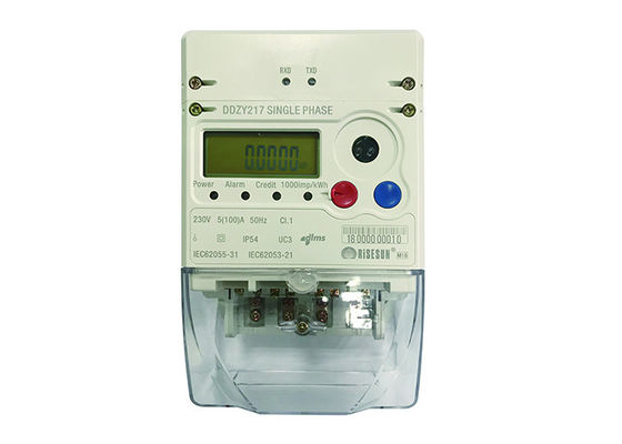 230V 5A 10AスマートなIotは電気エネルギー メートルGSM Gprsのスマートなメートルを基づかせていた